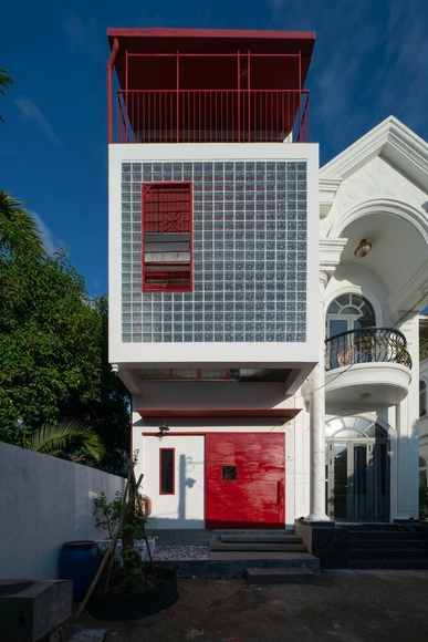 3Gang House / Space + Architecture - Exterior Photography, Houses, Stairs, Balcony